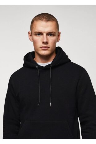 سویشرت سیاه مردانه مانگو 57056024