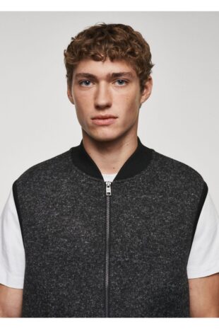 سویشرت سیاه مردانه مانگو 57067736