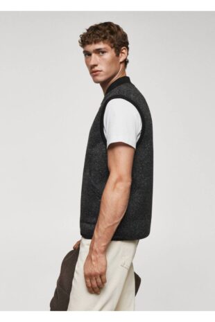 سویشرت سیاه مردانه مانگو 57067736