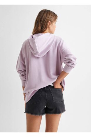 سویشرت صورتی زنانه مانگو 57010895