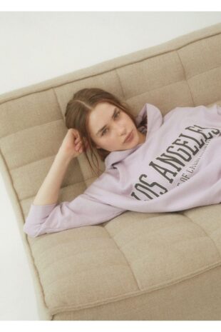 سویشرت صورتی زنانه مانگو 57010895