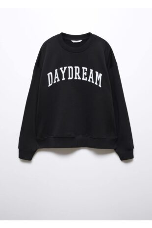 سویشرت سیاه زنانه مانگو 57067900