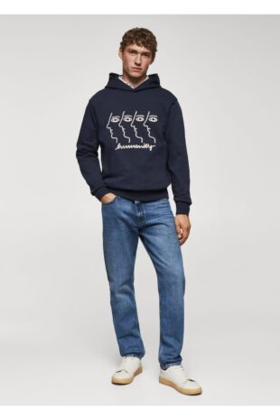 سویشرت لاجورد مردانه مانگو 57017751