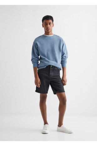 سویشرت آبی مردانه مانگو 47053256