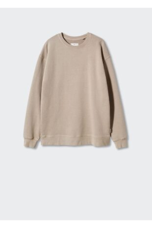 سویشرت بژ مردانه مانگو 47053256