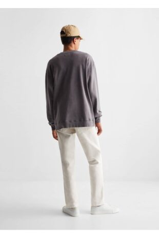 سویشرت قهوه ای مردانه مانگو 47053256