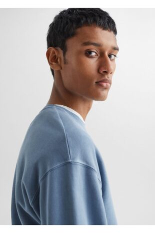 سویشرت آبی مردانه مانگو 47053256