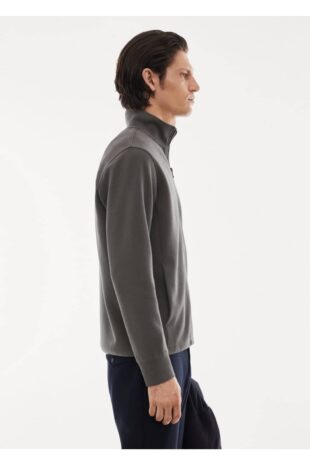 سویشرت خاکستری مردانه مانگو 57045962