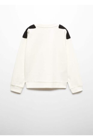 سویشرت سفید دخترانه مانگو 57059092