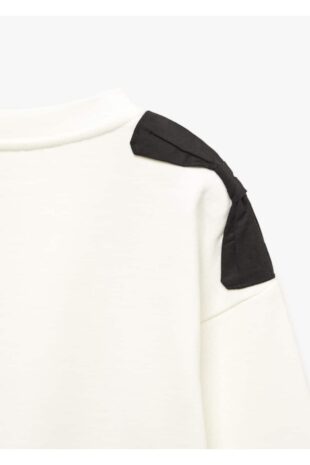 سویشرت سفید دخترانه مانگو 57059092