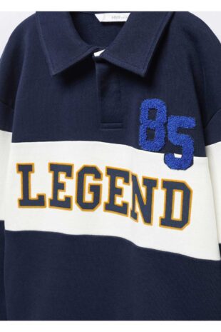 سویشرت لاجورد پسرانه مانگو 57084772