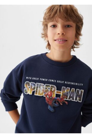 سویشرت لاجورد پسرانه مانگو 57001074