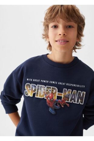 سویشرت لاجورد پسرانه مانگو 57001074