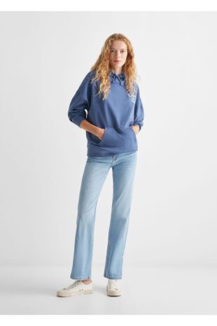 سویشرت آبی زنانه مانگو 57036725