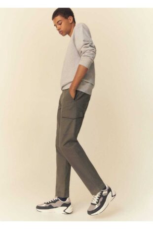 سویشرت خاکستری مردانه مانگو 57095984