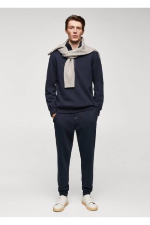 سویشرت لاجورد مردانه مانگو 57006028