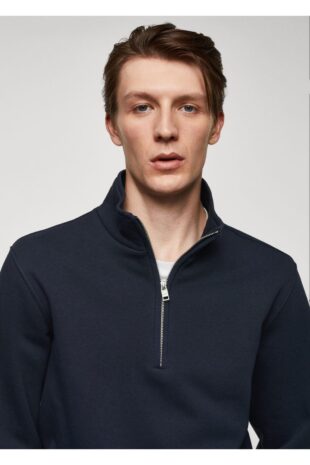 سویشرت لاجورد مردانه مانگو 57006028