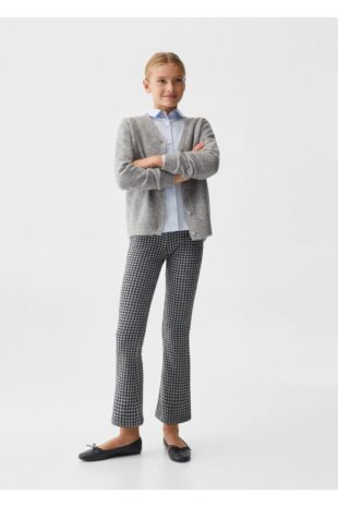 ساپورت خاکستری فاق نرمال دخترانه مانگو 57056722