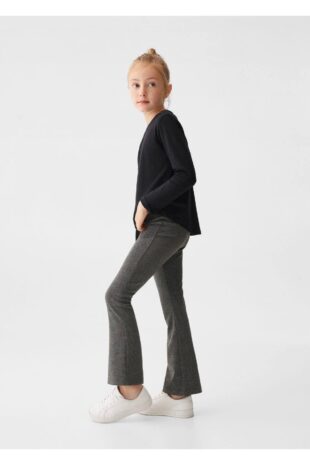 ساپورت سیاه فاق نرمال دخترانه مانگو 57096002