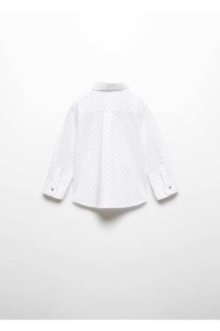 پیراهن سفید پسرانه مانگو 57099105
