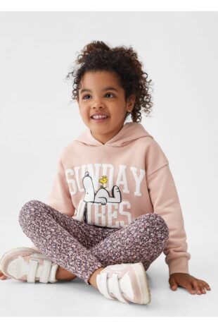 ساپورت صورتی فاق نرمال دخترانه مانگو 57062522