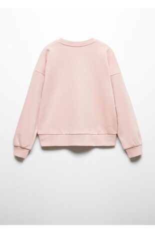 سویشرت صورتی دخترانه مانگو 57068276