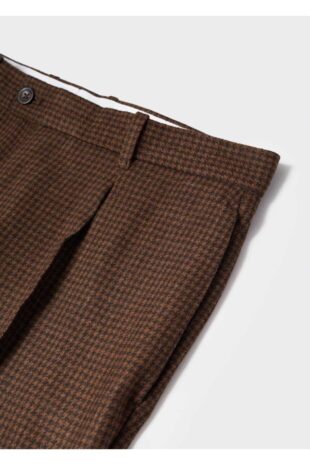شلوار قهوه ای مردانه مانگو 37027708