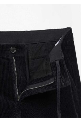 شلوار سیاه فاق نرمال مردانه مانگو 57046711