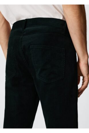 شلوار سبز مردانه مانگو 37005911