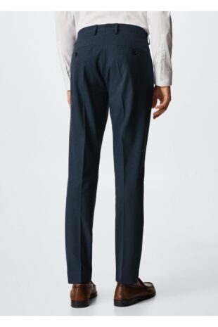 شلوار آبی مردانه مانگو 27078643