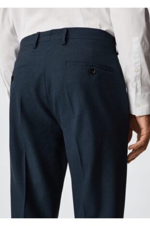 شلوار آبی مردانه مانگو 27078643