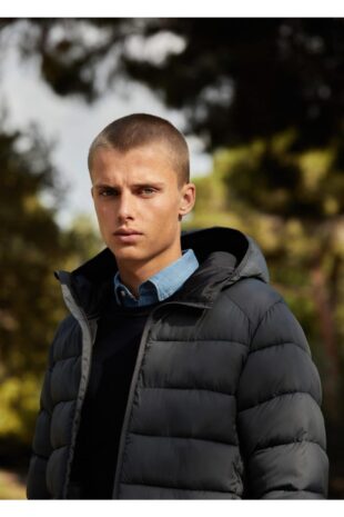 کت منگو خاکستری مردانه مانگو 67050470