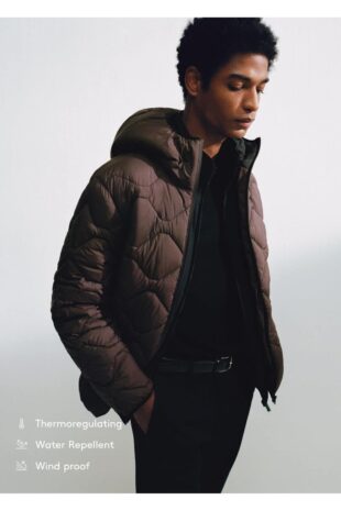 کت منگو خاکستری مردانه مانگو 67060618