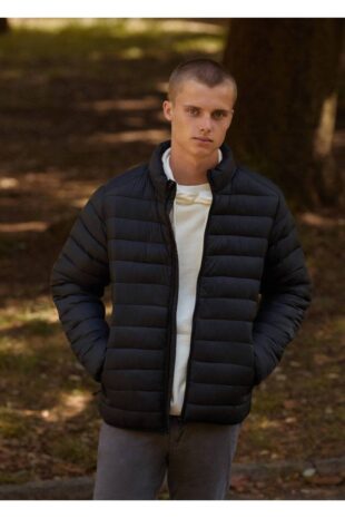 کت منگو سیاه مردانه مانگو 67090676