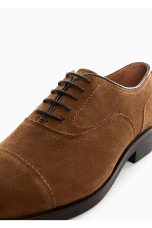 کفش آکسفورد منگو قهوه ای مردانه مانگو 57041503