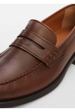 کفش راحتی قهوه ای مردانه مانگو 67020658