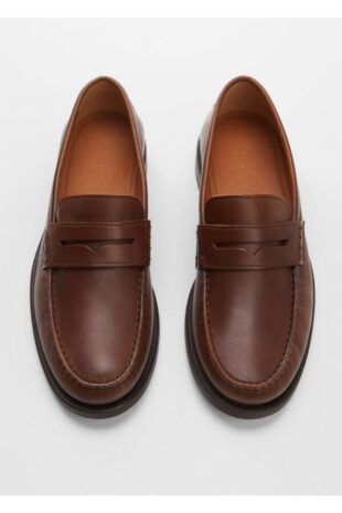 کفش راحتی قهوه ای مردانه مانگو 67020658