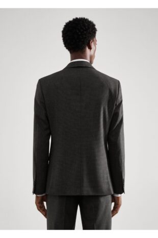 کت منگو خاکستری مردانه مانگو 57024766