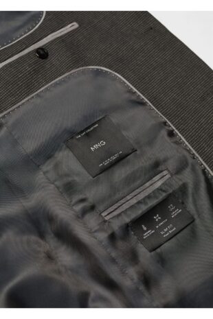 کت منگو خاکستری مردانه مانگو 57024766