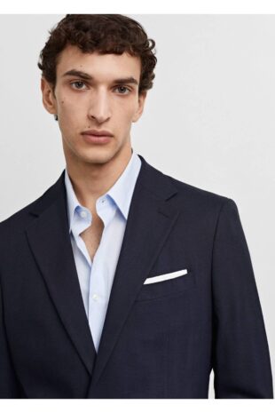 کت منگو لاجورد مردانه مانگو 67020638