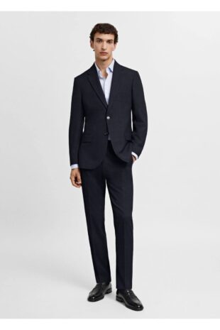 کت منگو لاجورد مردانه مانگو 67030629