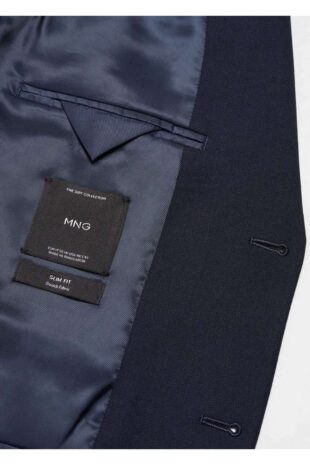 کت منگو لاجورد مردانه مانگو 67080620