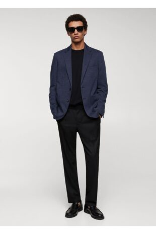 کت منگو لاجورد مردانه مانگو 67090623