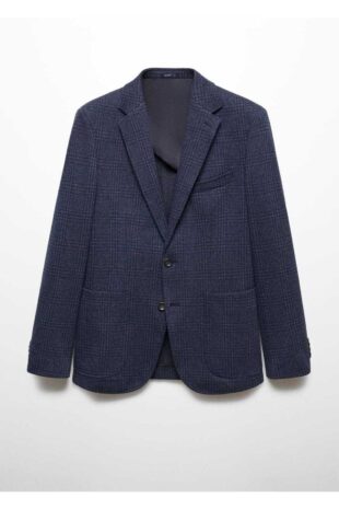 کت منگو لاجورد مردانه مانگو 67090623