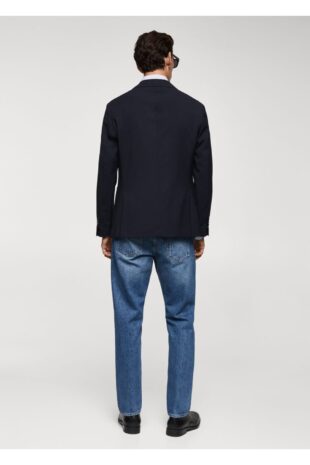 کت منگو لاجورد مردانه مانگو 57000929