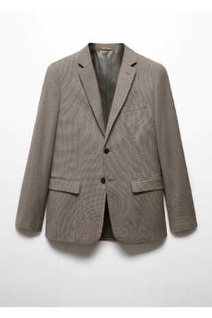 کت منگو بژ مردانه مانگو 67020631