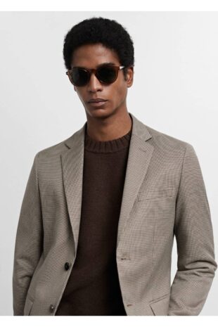 کت منگو بژ مردانه مانگو 67020631