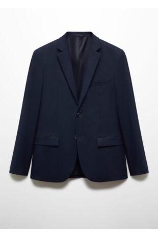 کت منگو لاجورد مردانه مانگو 67020632