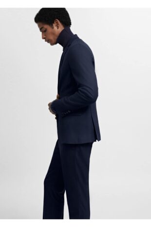 کت منگو لاجورد مردانه مانگو 67020632