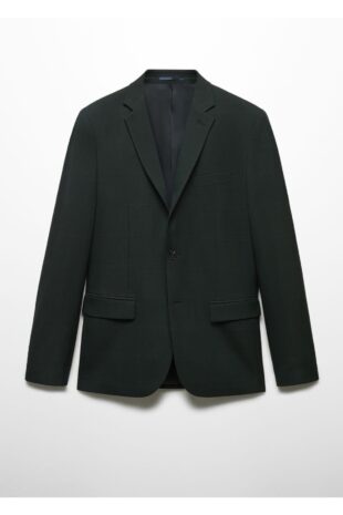 کت منگو سبز مردانه مانگو 67020634